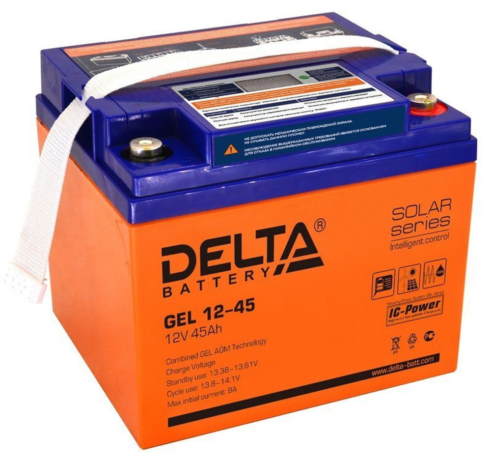 Аккумулятор  Delta GEL 12-45