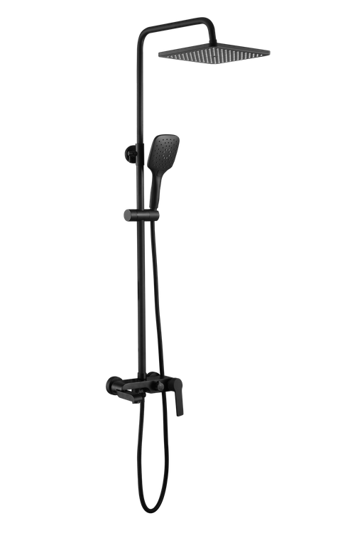 Душевая стойка Esko Singapore black ST300BL Черная матовая