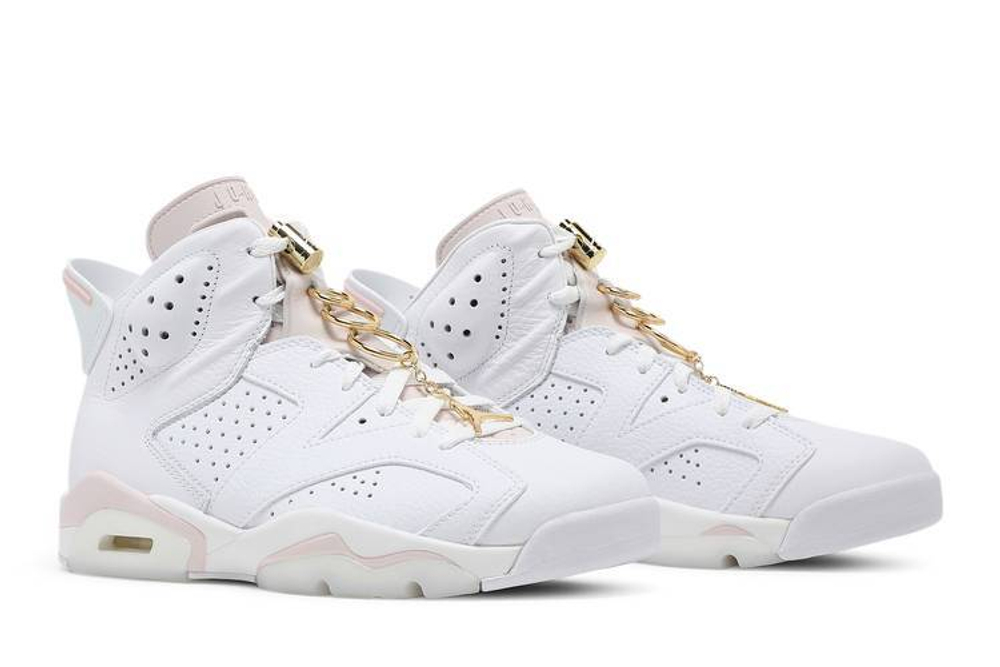 Кроссовки Jordan Air Jordan 6 Retro "Gold Hoops" (Женская размерная сетка)