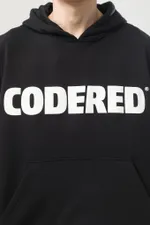 Худи Codered Base Hoodie Wide Summer Logo R Антрацит/Белый принт CODERED
