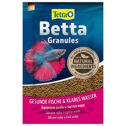Tetra Betta Granules корм для петушков в гранулах sachet 5 г