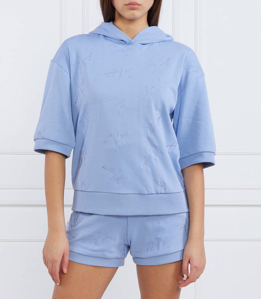 Худи Armani Exchange - голубой(3RYM73 YJDSZ)