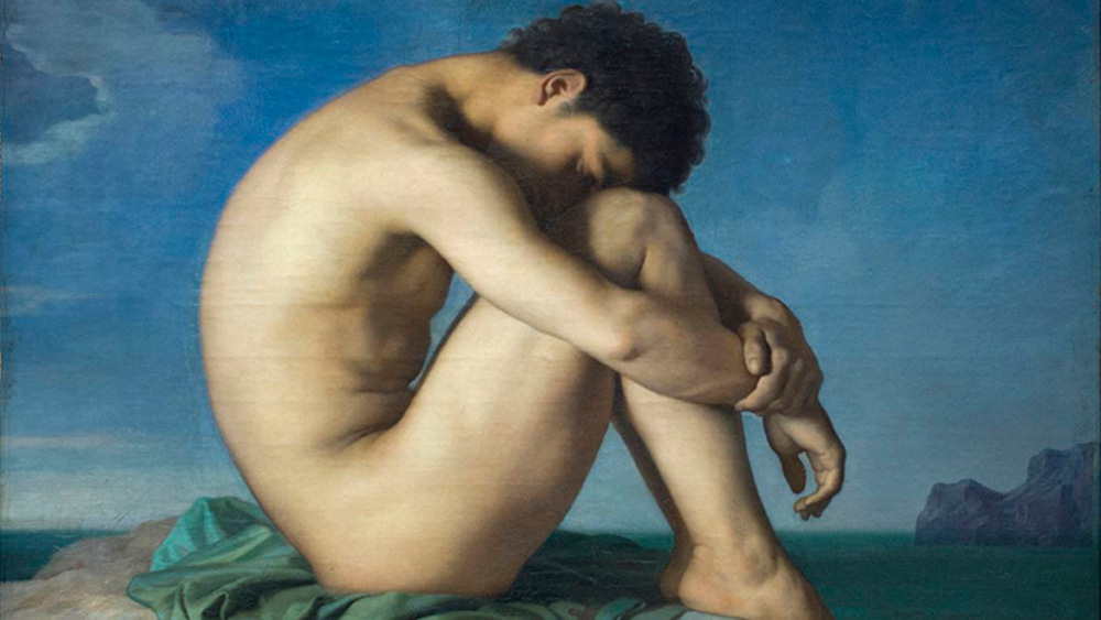 Jean-Hippolyte Flandrin  - эротическое искусство художника Жана-Ипполита Фландрина. 18+