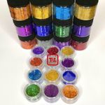 БЛЕСК 360 ЦВЕТНОЙ - СИНИЙ 0.4 мм. (средние)