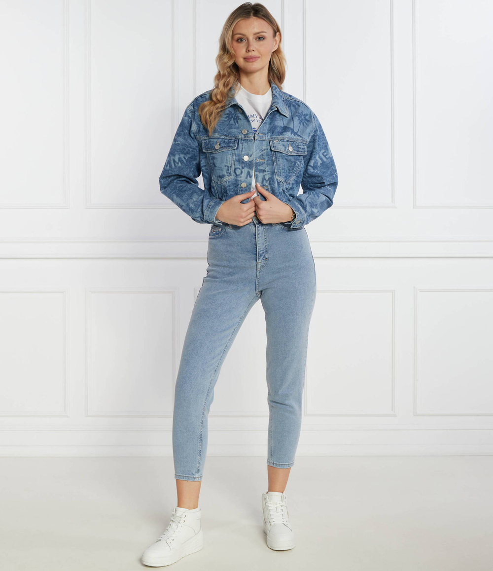 Джинсовая куртка Tommy Jeans - голубой(DW0DW17664)