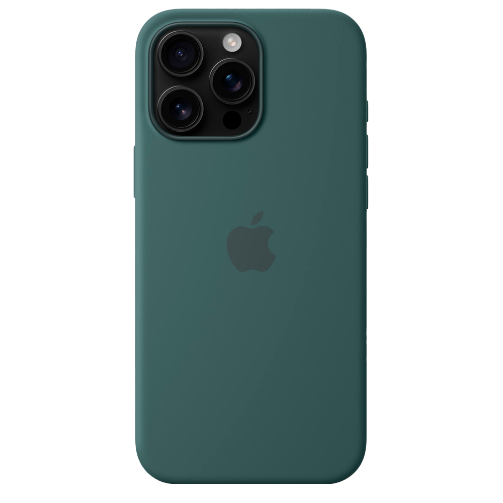 Силиконовый чехол с поддержкой MagSafe Apple Silicone Case для iPhone 16 Pro Max, Lake Green (Озерно-зеленый)