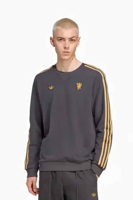 Кофта adidas Manchester United 25/26 Terrace Icons - серый