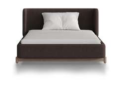 Кровать Basic спальное место 120*200 см (шоколад, твид)