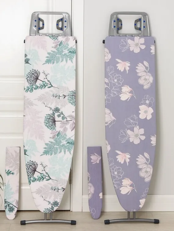 Доска гладильная Nika «Ника 3», 122,5×34,5 см, два положения высоты 70,85 см, цвет микс