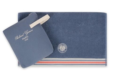 Теннисное полотенце Roland Garros Sporty Chic Trousse Towel - navy