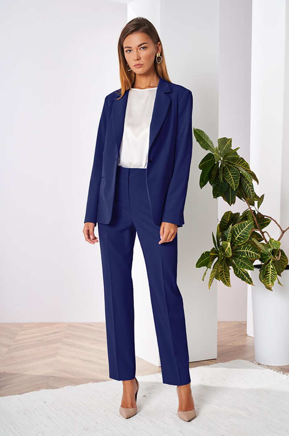 3822 Брюки женские (т.синий)