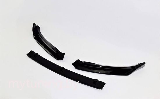 Сплиттер переднего бампера V.2 для VW PASSAT B8 2014-