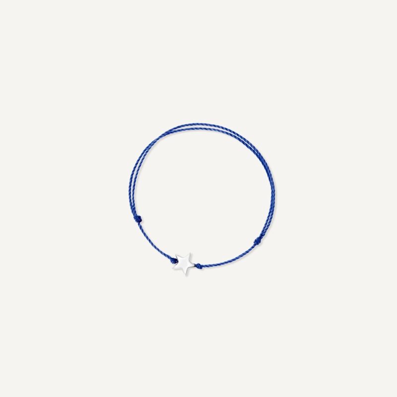 Браслет Сплетенный – Темно-синий