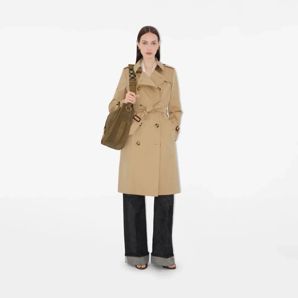 Длинный тренч Chelsea Heritage с подкладкой Burberry Check
