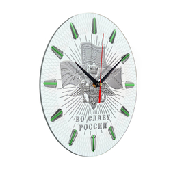 Настенные часы "Слава России " Декор для дома, подарок
