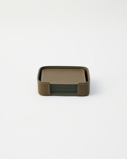 Набор квадратных костеров для бокалов Olive | 6 шт