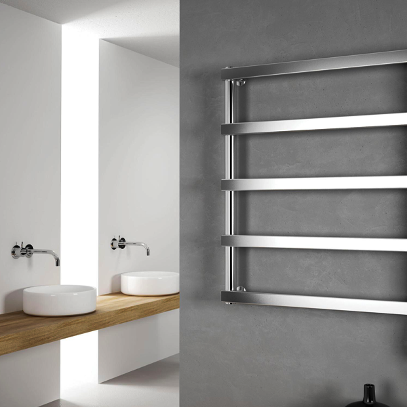 Установка полотенцесушителя