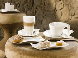Villeroy & Boch Чашка с блюдцем Flow 380 мл для завтрака 10-3420-1240+10-3420-1250