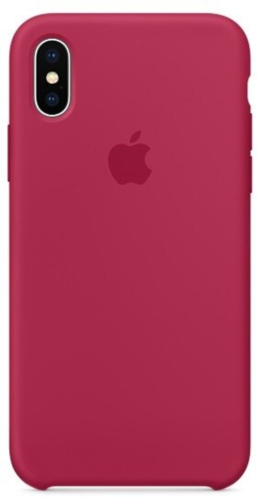 Чехол силиконовый для IPhone X Rose Red (MQT82FE/A)