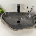 Раковина из речного камня RS-64879 61*39*14 0863