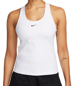 Женский топ теннисный Nike Dri-Fit Swoosh Bra Tank - белый