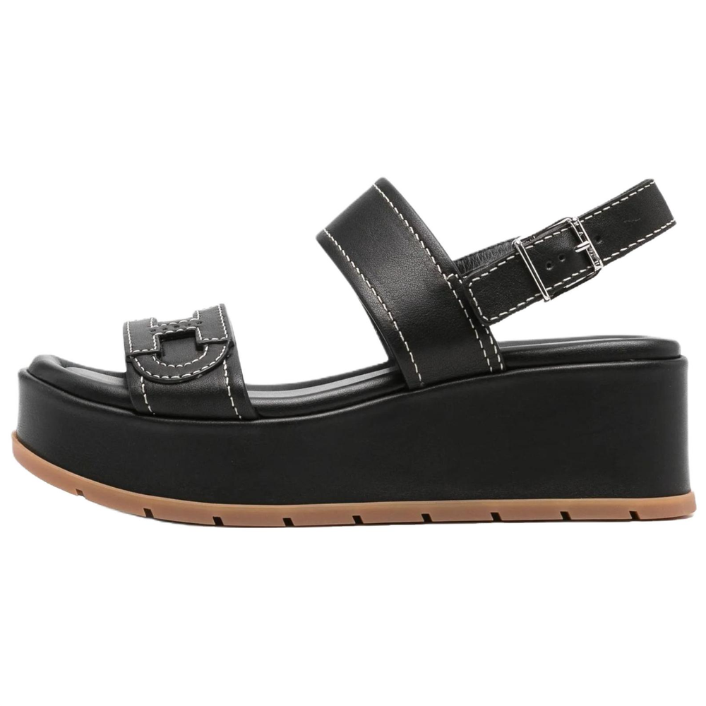 HOGAN One Strap Sandals 6CM Women"s Black