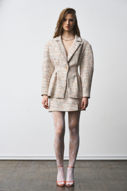 Юбка 1309 рогожка