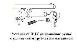 Лазерный целеуказатель ЛЦУ-ОМ-3L-3 на помп. ружье