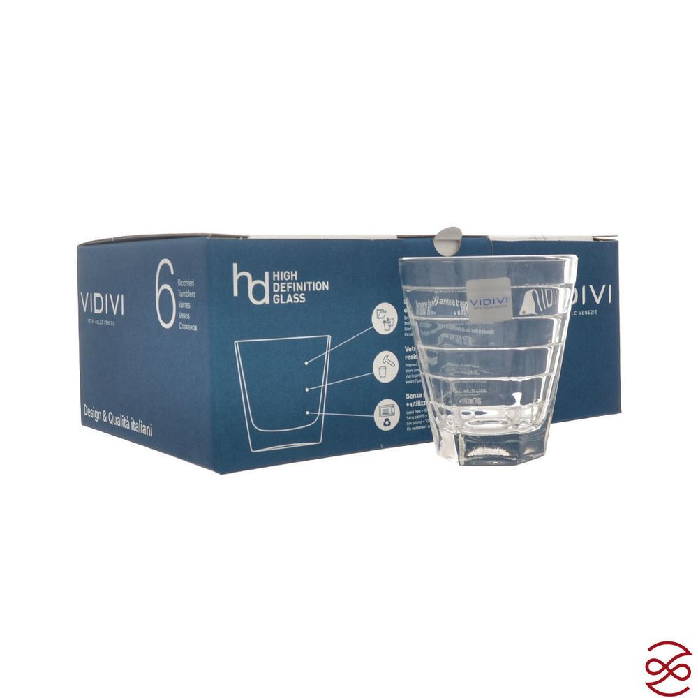 Набор стаканов Vidivi Baguette 280 мл 10*8,7 см (6 шт)