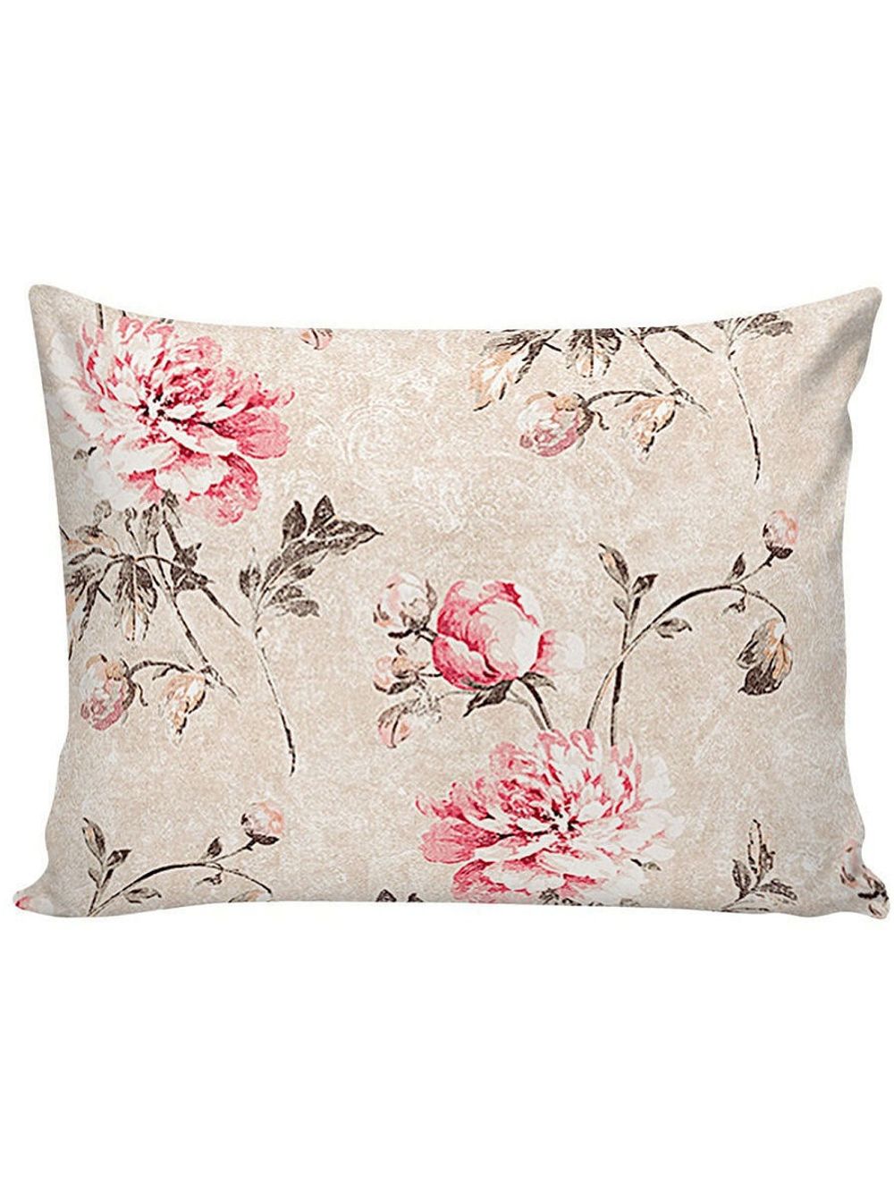 Постельное белье Сказка "Пионы винтаж" 1,5-сп Наволочка 50х70 см 1 шт Простынь на резинке 90х200 см Пододеяльник 145х215 см , перкаль