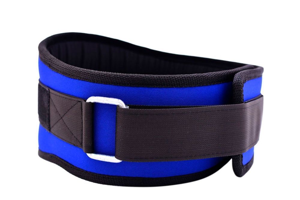 Пояс атлетический Wide, M (70-90 см), синий