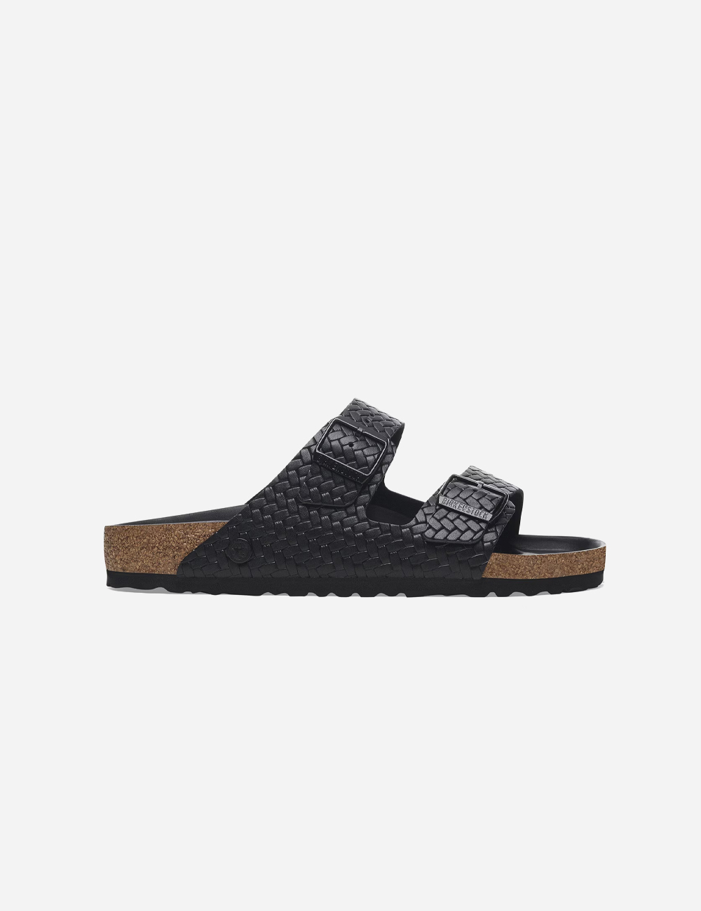 Birkenstock Arizona Rivet Woven Emboss Ecru Sandals "Black"