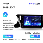 Teyes CC2 Plus 10,2" для Honda City, Grace 1  2014-2017