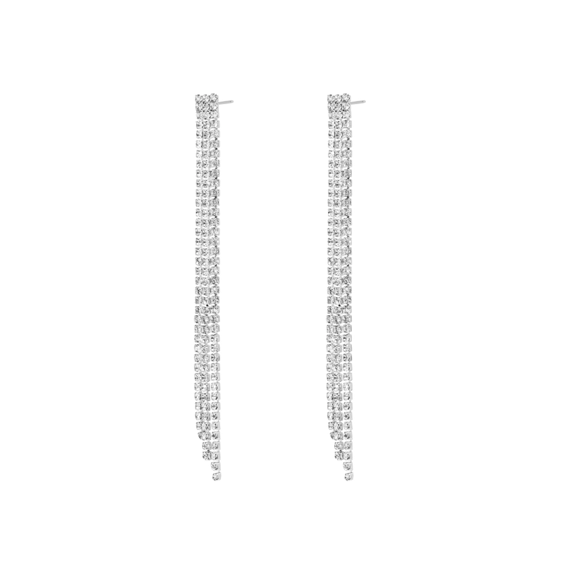 Серьги Плавающий Кристалл – Средние