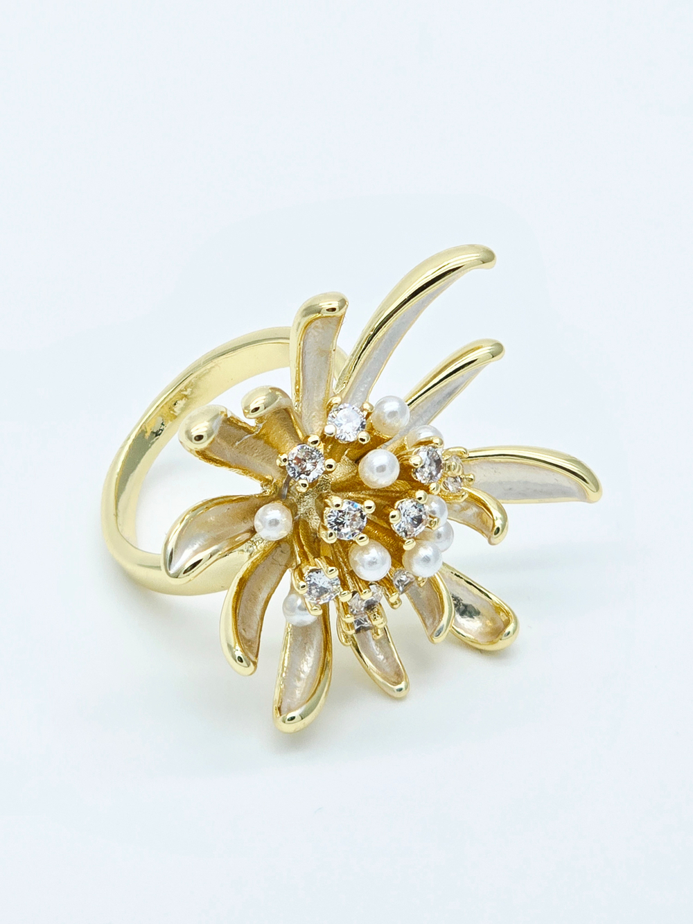 91004033 Кольцо Selena Pearls