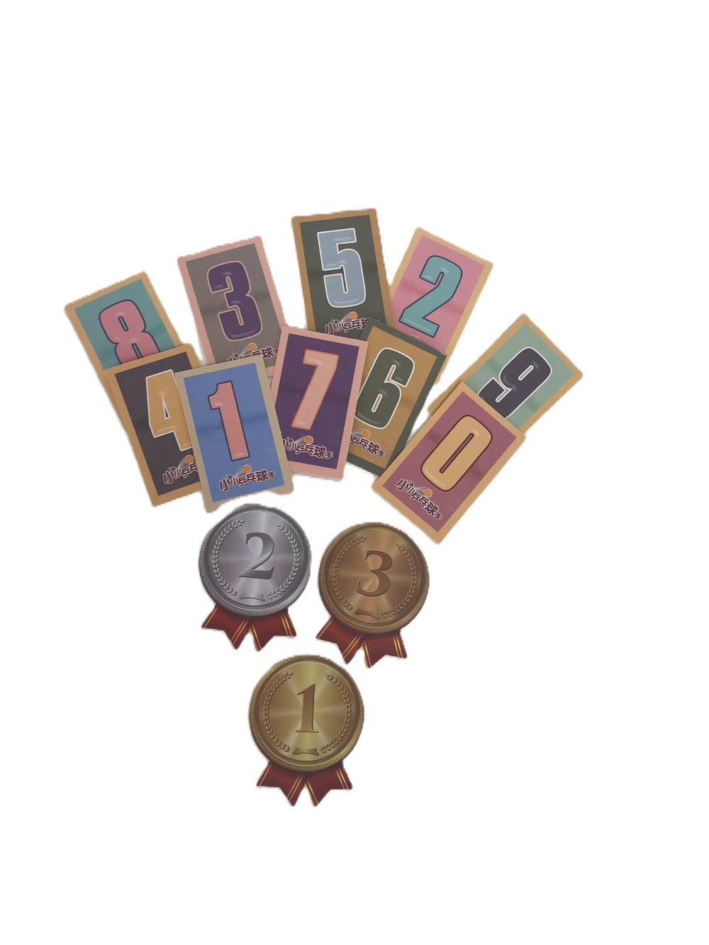 Игра Мини стол-Теннис с подсветкой и счетом, цвет красный (909E-1)