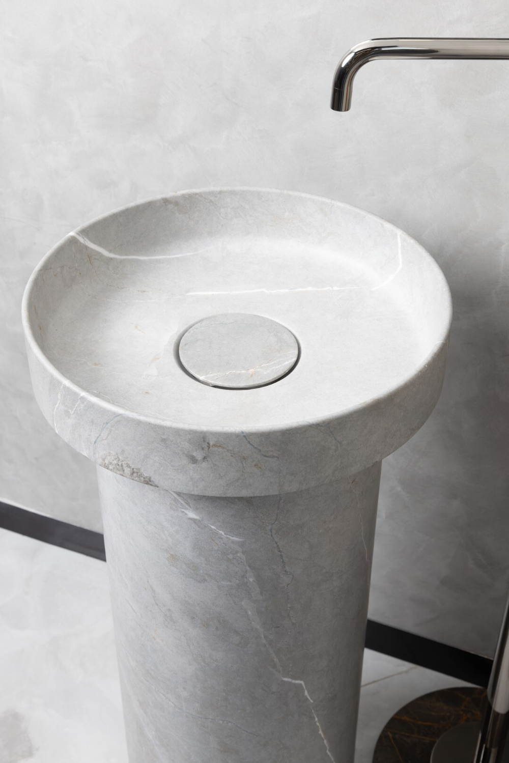 Boheme Раковина накладная Corian 400*130 Amani Grigio