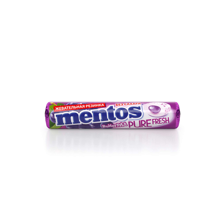 Жевательная резинка Mentos Виноград 15.5 гр
