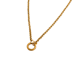 Колье-цепочка, мелкие звенья