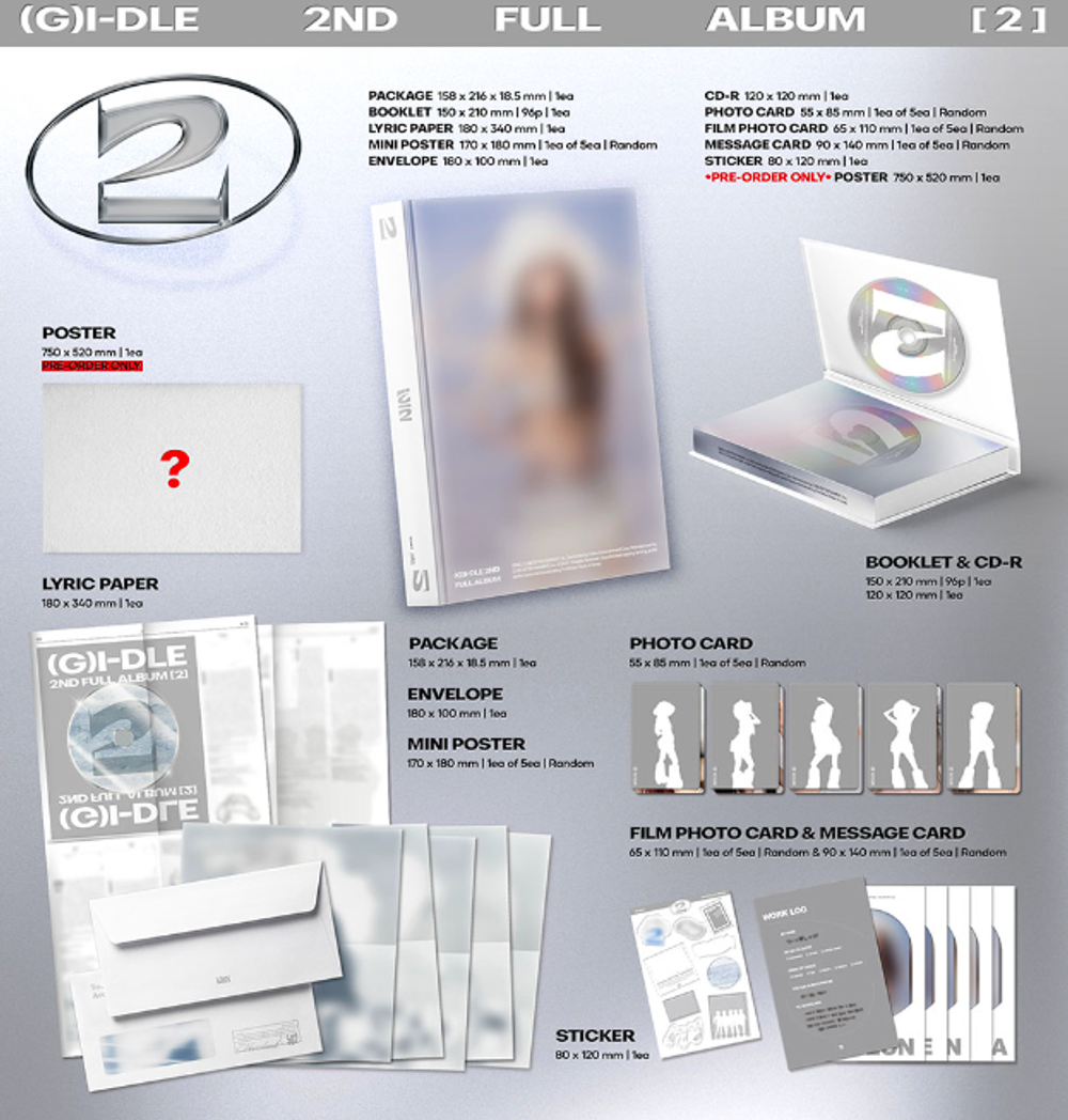 Альбом (G)I-DLE - 2nd Regular Album 2