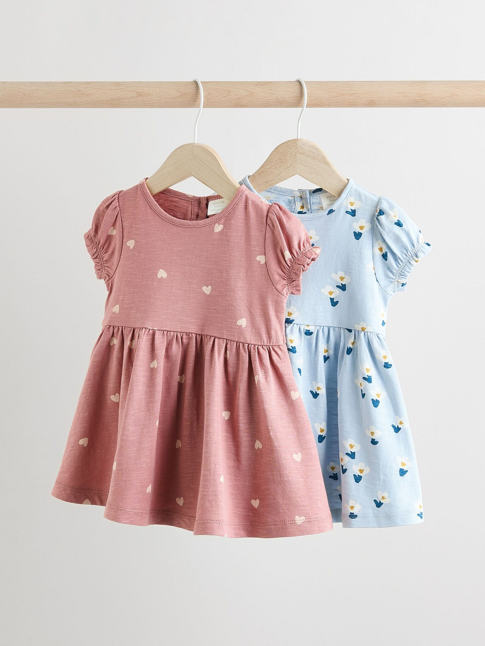 Платье для девочки Next AC0-594, 2 шт., Розовый, Голубой