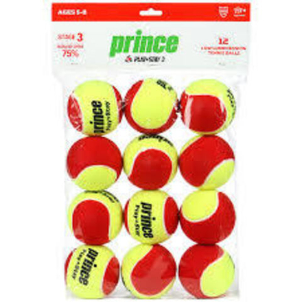 Теннисные мячи PRINCE RED EDITION STAGE 3 (12 balls)