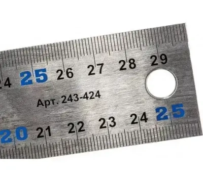 Угольник КОБАЛЬТ столярный 300 мм, нерж.сталь ,чугунное основание