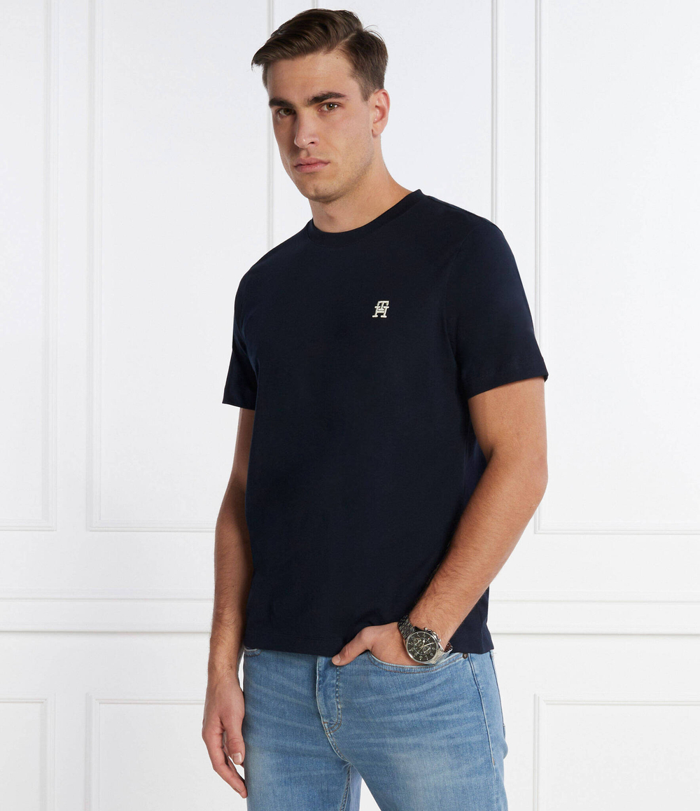 Футболка MONOGRAM IMD TEE Tommy Hilfiger - темно-синий(MW0MW33987)