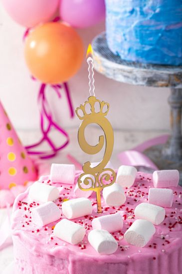 Свеча - топпер цифра "9"