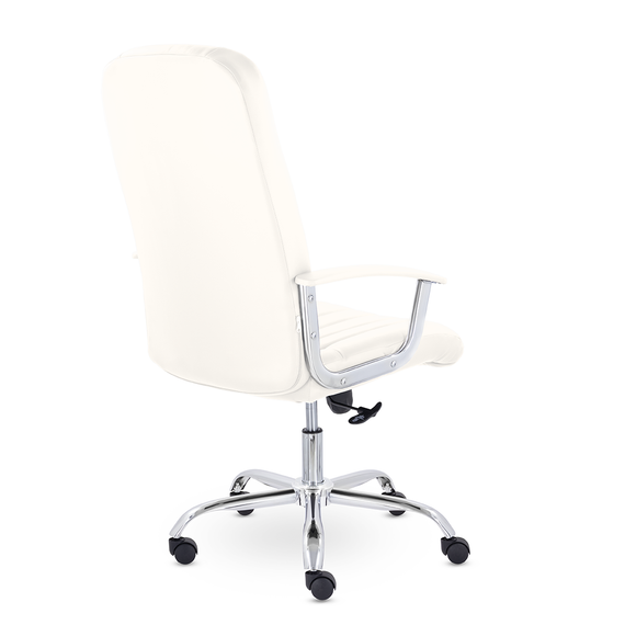 Кресло СН-277 Бостон В Айс хром S-0402 (белый)