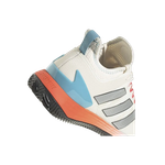 Adidas Adizero Ubersonic 4 M Clay Белые-Оранжевые кроссовки