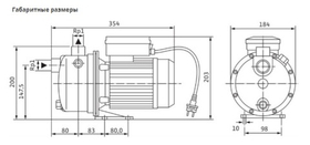 Одноступенчатый горизонтальный насос WJ-203-X-DM-IE3