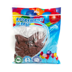 Шар воздушный металлик Alingar, №10, бронзовый, 100шт/уп, пакет с европодвесом