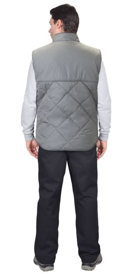 Жилет утепленный "Сириус-Европа" (серый/черный)